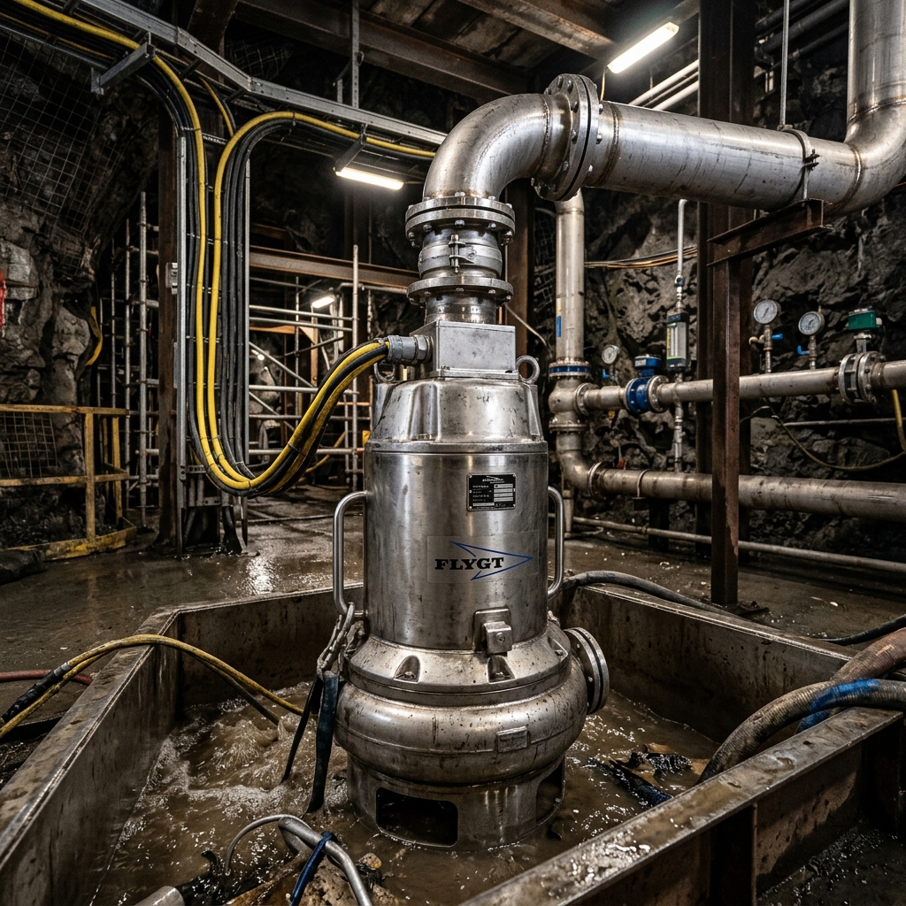 Submersible Dewatering Pump (Flygt)