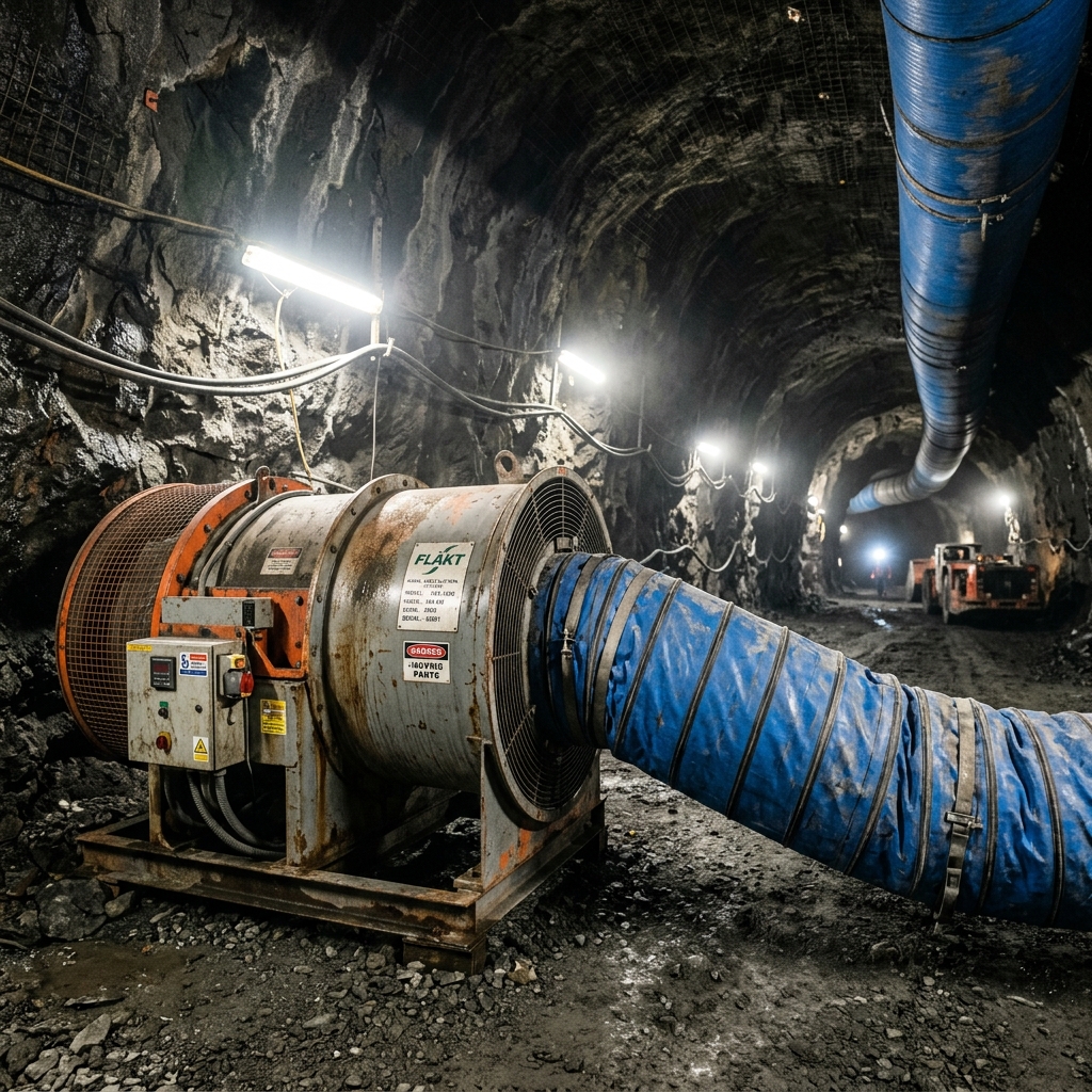 Underground Auxiliary Ventilation System