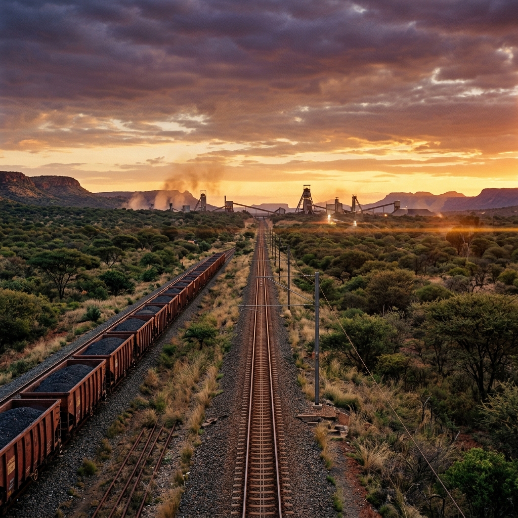 South African mining logistics corridor