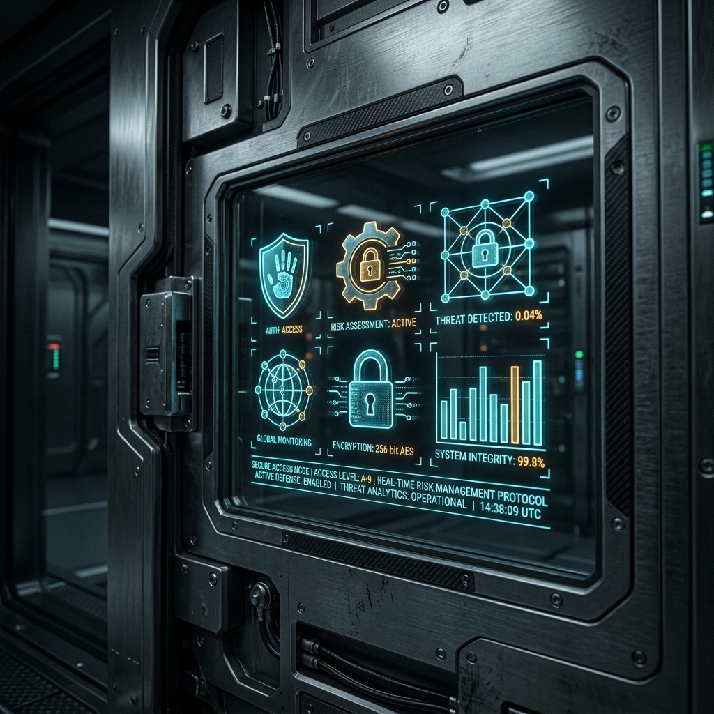 Advanced Compliance & Risk Management — supporting visual